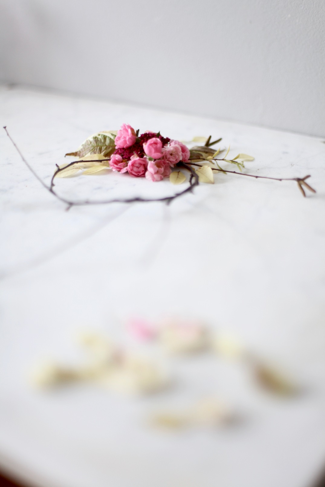 rose wreath via Anastasia Benko