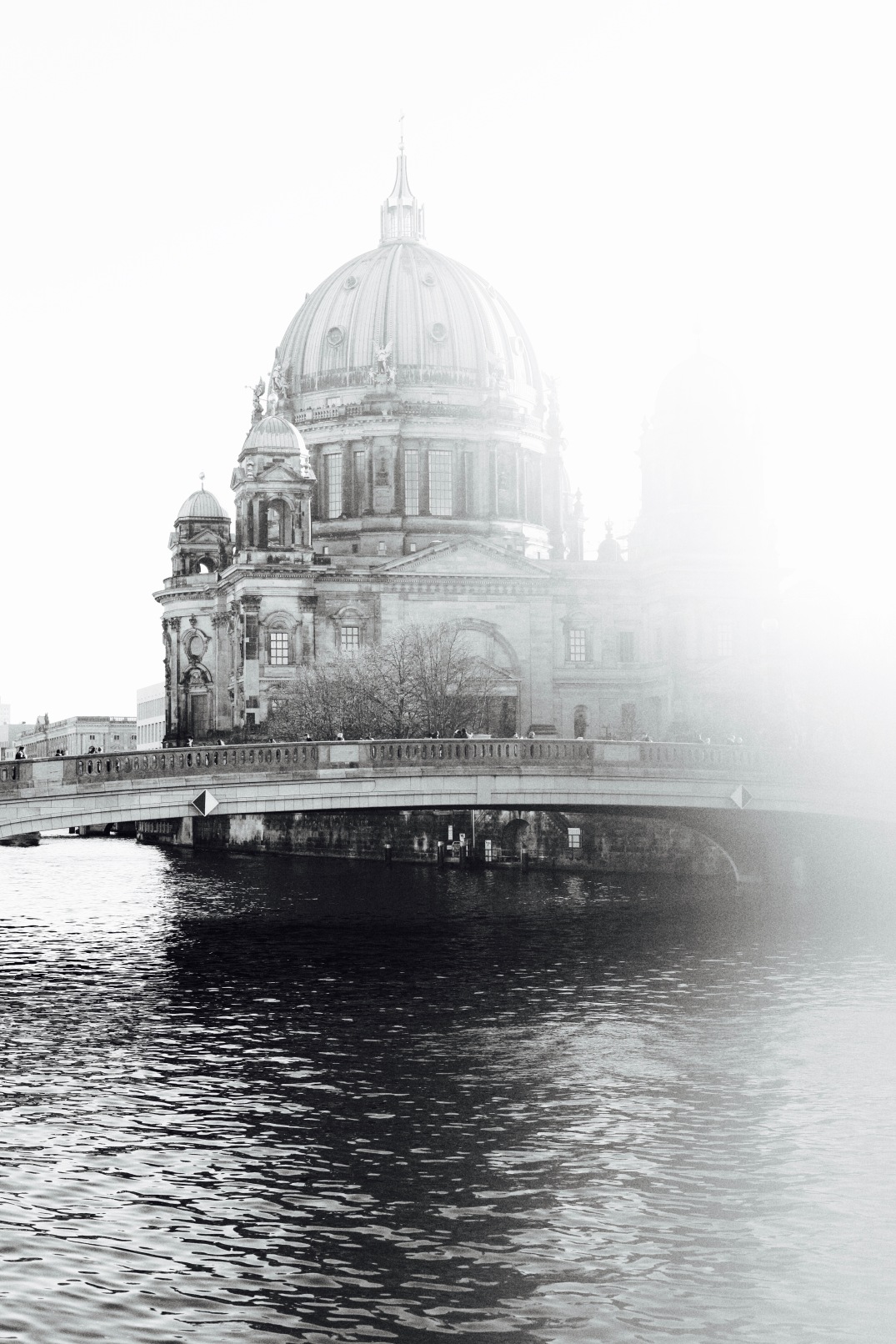 Berliner Dom, Berlin Cathedral black & white photography 